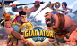 Gladiator Heroes , Corey Smith : Work for iOS and Android game 'Gladiator Heroes'. Job was to create Splash and icons based on low poly models provided