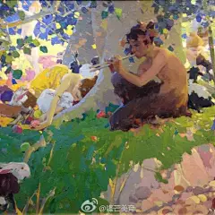 Walter H. Everett  (1880-1946)  印象派油画作品 ​​​​