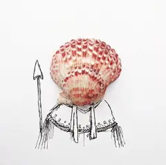 创意虚实结合手绘画作欣赏