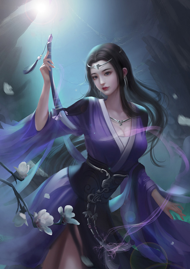 剑侠情缘网络版叁花姐清湖洗砚秦风套74by