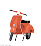 Ryo Takemasa on Behance 摩托 橙色 橘色