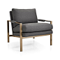 Shop Milo Chair with Brushed Brass Base.