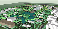 设计-生活采集到校园-学校景观sketchup设计