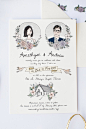 Illustrated Wedding Invitation | Custom & Hand Drawn Invitation Suite for Weddings, Birthdays, Showers : Thoughtful, hand-illustrated invitation design to tell the story of your special day. Please inquire about a customized wedding invitation suite,