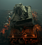 The Reliquary , Luciano Di Fede : It`s been a while since I posted something personal, I wanted to create a little realtime scene with an hint of storytelling focused around a cursed reliquary, I decided to go for a fantasy look and making something that 