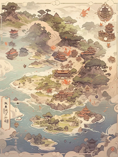 ＿别说了采集到场景—世界地图