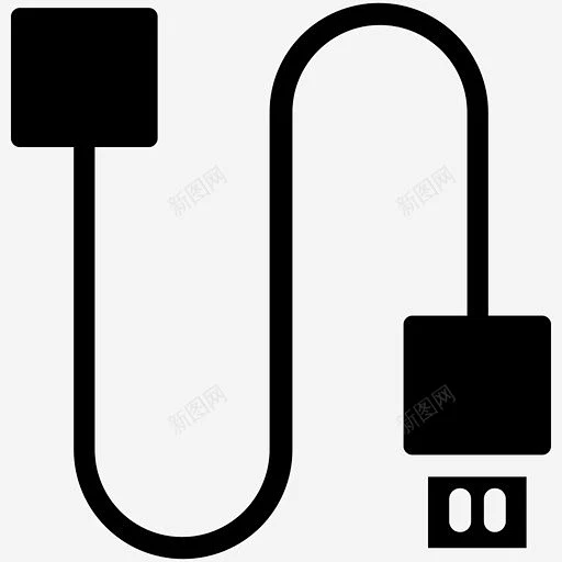 usb线电子连接usb插头图标 连接设备 icon 标识 标志 UI图标 设计图片 免费下载 页面网页 平面电商 创意素材-花瓣网