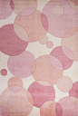 2nd Floor / To Be Placed On Floor, In The Cherise Young Girl's Bathroom / Momeni New Wave Pink Rug