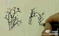 手绘教程树的画法1，基础手绘教程，不错～ http://t.cn/hrlfgN