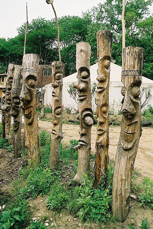 Korean Totem Poles
