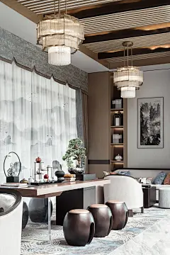 Sophisticated, intimate and elegant interiors-花瓣网