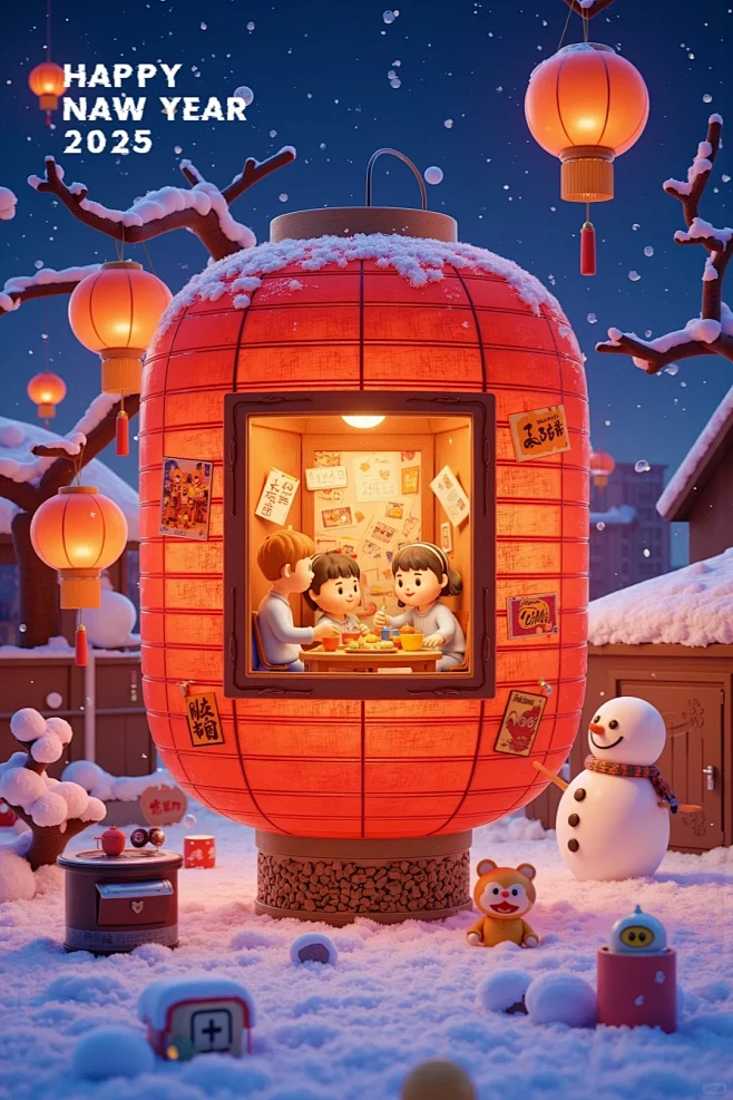 【SD】Flux直出元旦灯笼小屋（二） ...