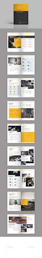 Minimal Brochure Design Template Vol III - Brochures Design Print Template InDesign INDD. Download here: https://graphicriver.net/item/minimal-brochure-vol-iii/19330885?ref=yinkira