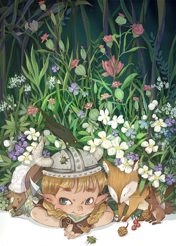 春天-九千坊__涂鸦王国插画