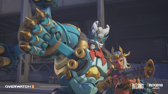 Ashe Skin Raijin (Overwatch 2)-花瓣网