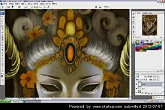 青藤的插画画廊展厅 中国插画画廊 #采集大赛#