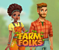 Farmfolks Character Design, Yu Nguyen : Some concept character designs and idea exploration I made for Farmfolks. The game is coming soon on Steam.