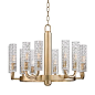  Woven Glass Loop Chandelier-Large