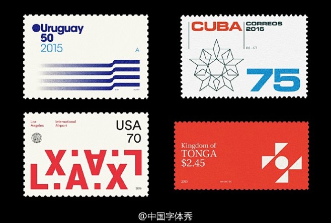 从邮票设计学排版、配色、图形丨Duane...
