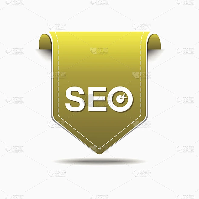 SEO黄色矢量图标设计