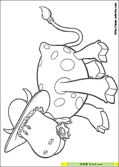 10张《Le manège enchanté》女孩子旋转木马小母牛木偶玩具更多卡通涂色图片！ | 涂色集，涂色画打印大图 : 《Le manège enchanté》系列中的主要角色包括：Pollux：一只英国狗，是系列中的中心角色之一，以其善良和智慧受到小朋友们的喜爱 。Margote：一个小女孩，她与Pollux和其他动物们一起生活在魔法般的Bois-Joli 10张《Le manège enchanté》女孩子旋转木马小母牛木偶玩具更多卡通涂色图片！