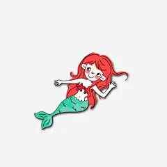 红头发的美人鱼免抠素材 页面网页 平面电商 创意素材 png素材
