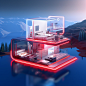 ls7623_Isometric_futuristic_home_with_red_and_blue_lights_and_a_21586a0c-ab8b-4427-9fc6-756b19abf987