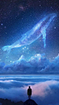 Mystical Whale iPhone Wallpaper Free - Free PIK PSD