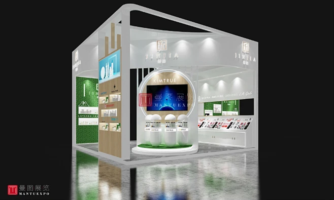 2020国际美妆化妆用品展览会 _杭州展台设计搭建|展厅设计装修|一站式优质服务商|杭州曼图展览-花瓣网