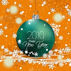 2019,新年前夕,贺卡,华丽的,简单,模板,小册子,领导能力,设计,问候