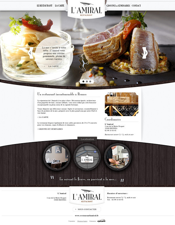餐饮网站设计