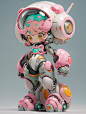 AI-20230423_01 Anime mechanical girls