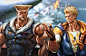Guile and Luke Story Art from Street Fighter 6