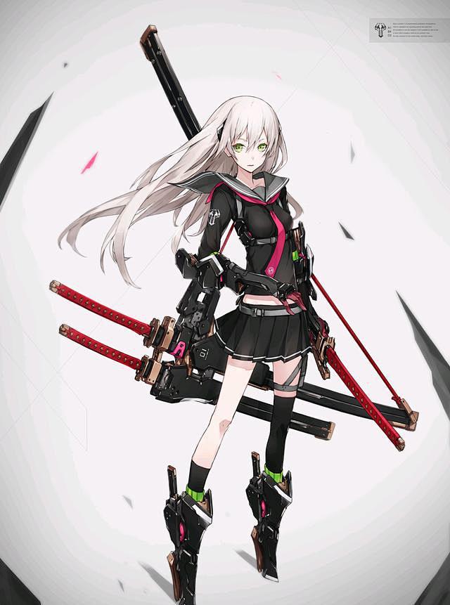 p站画师neco暴走重装少女