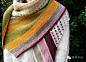 德国编织设计师Melanie Berg——美妙的马塞克编织（滑针编织）披肩