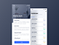 Bestr clear finance ux clean app design color ui