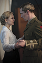 Adelaide Clemens & Benedict Cumberbatch as Valentine & Christofer - 'Parade's End' 
(Zoom in)