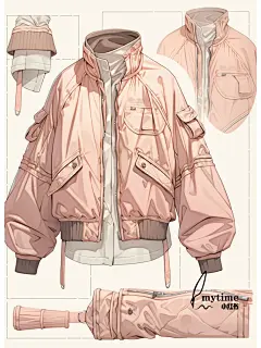 ai服装设计｜由midjourney生成的夹克款式图 - 小红书