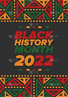 黑人历史月。非裔美国人的历史。一年一度的庆祝。在美国和加拿大的二月。在英国的十月。海报，卡片，横幅，