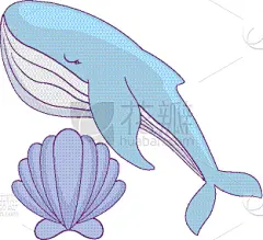 可爱的,贝壳,鲸,生物学,平视角,野生动物,环境,哺乳纲,动物,绘制