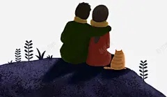 卡通手绘卡通人物 页面网页 平面电商 创意素材