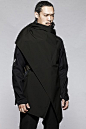 Samurai cloak that can be worn in multiple configurations and folds into the size of a book. Acronym makes sick outerwear!