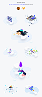 Illustrations : Includes 8 isometric illustration concepts for blockchain. It is designed to provide graphics for projects ICO, Blockchain Platform, Cryptocurrency, Bitcoin, Ethereum. All elements are 100% vector and compatible with both Sketch & Illu