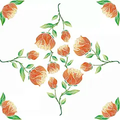 手绘玫瑰花图案边框eps|标志|底纹图案|花边|花边素材|花纹|花纹素材|矢量素材|矢量图形|手绘花边|图标|图形图案