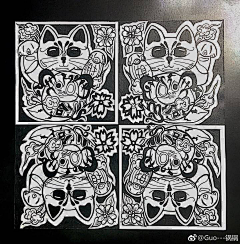 紫练_er采集到黑白画