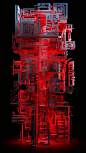 Chinese characters. International geographic photography award. Mechanical neon sci-fi world theme. Gigantic movable type printing art worldview. Minimalist composition. Dynamic undulations, punk sci-fi feeling. Cubism and Futurism. Movable type printing 