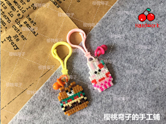 mozi216采集到樱桃弯子手工铺拼豆