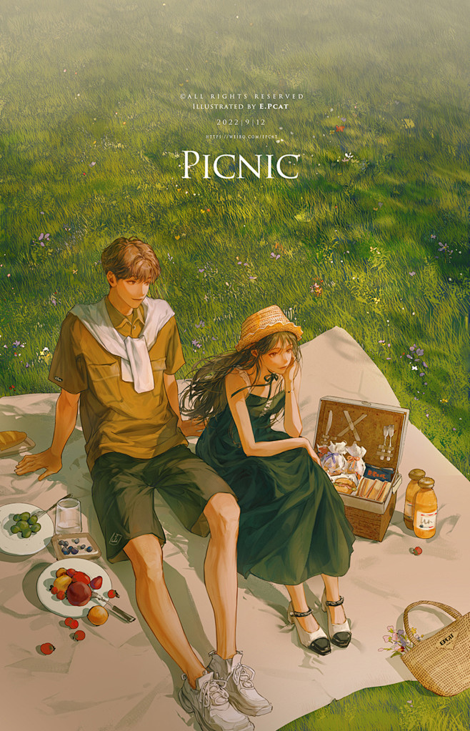 picnic_E.Pcat__插画师作品...