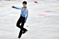 Yuzuru Hanyu of Japan competes in the Men short program during day 2 of the ISU World Figure Skating Championships 2019 at Saitama Super Arena on...