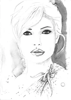 捷克Natalia Turea水彩美女插画